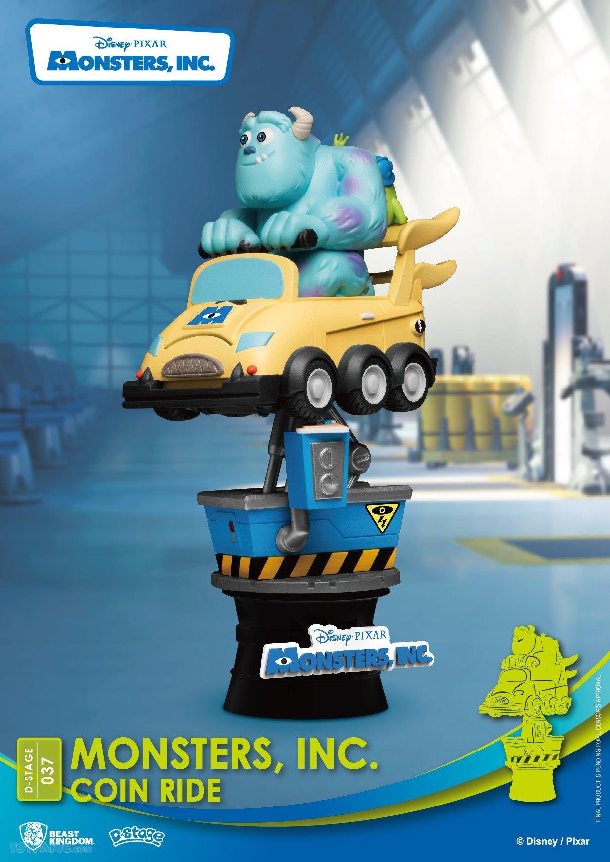 Disney Pixar : Diorama Stage : Coin Ride - Monsters INC. (DS-037)